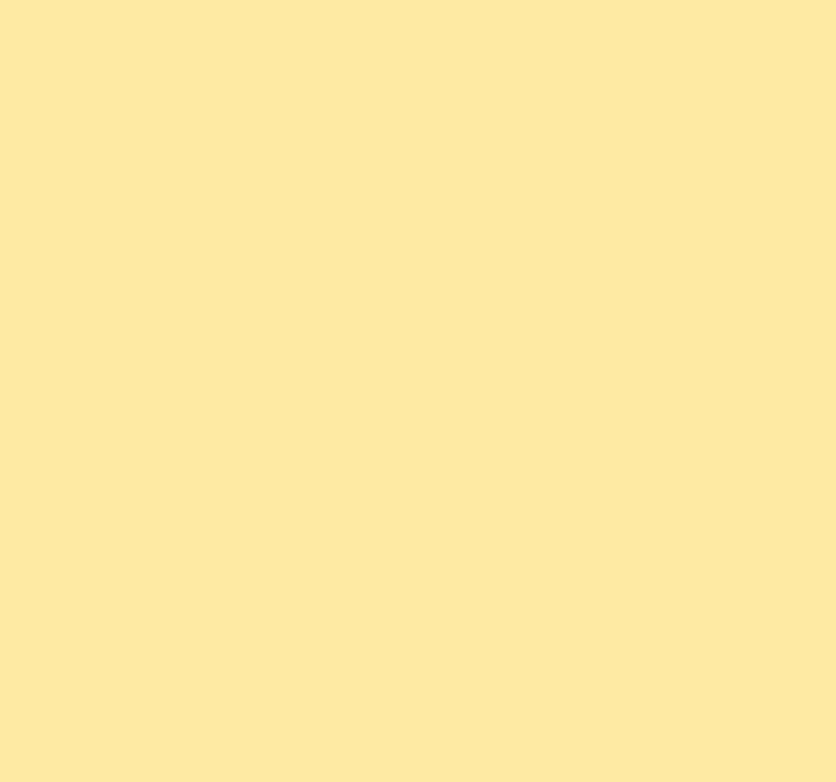 Butter yellow kitchen roller blind - TenStickers