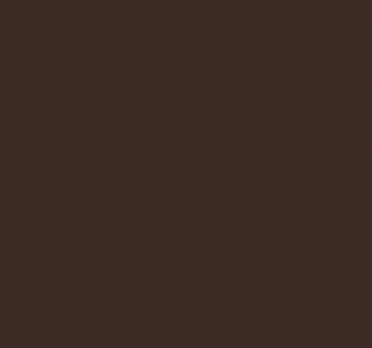 Chocolate brown master bedroom roller blind - TenStickers
