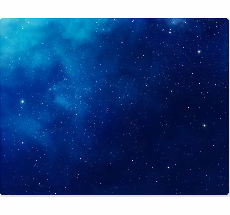 Blue Galaxy Star teenage bedroom roller blind - TenStickers