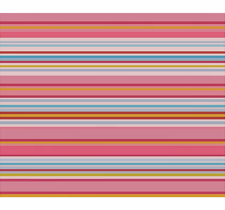 Multicolor Stripe Pattern teenage bedroom roller blind - TenStickers