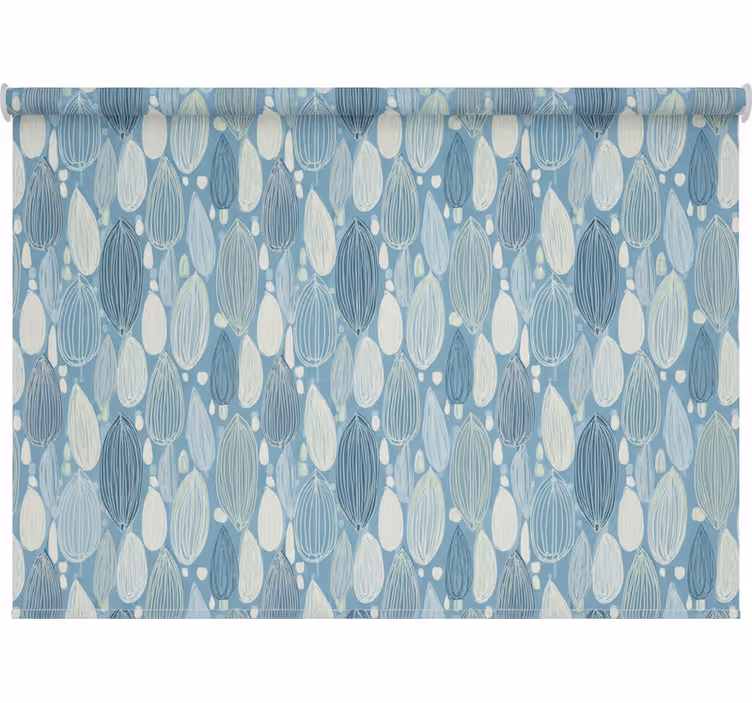 Scandinavian roller blind nordic cascading drops - TenStickers