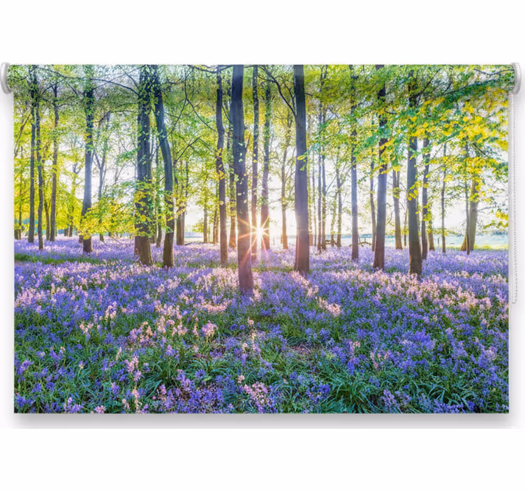 Tree roller blind inspired by nature's modernism - TenStickers