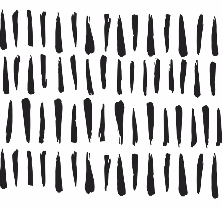 Bathroom roller blind in elegant black stripes - TenStickers