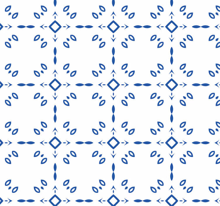 Bathroom roller blind with stylish geometric pattern - TenStickers