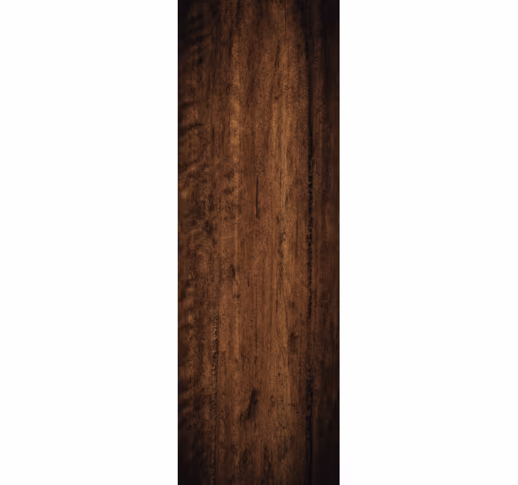 Home office roller blind dark wood texture - TenStickers