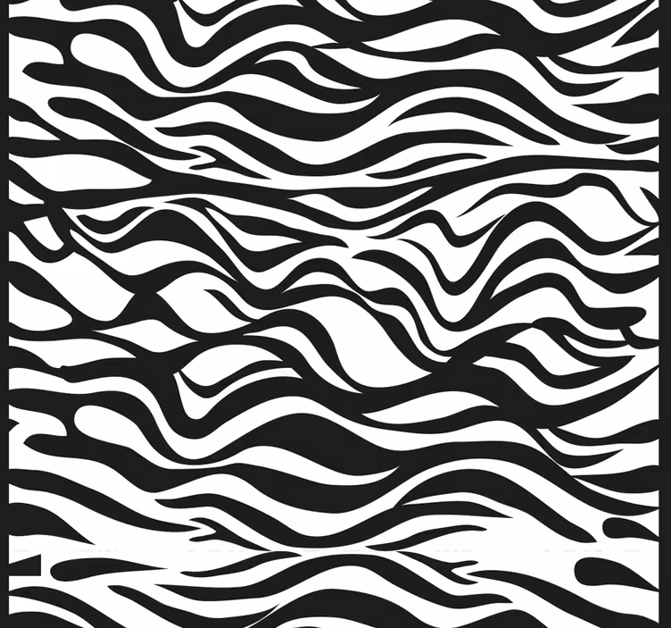 Home office roller blind with zebra stripes design - TenStickers