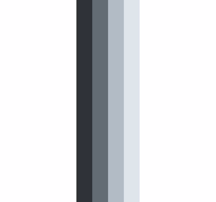 Home office roller blind elegant vertical gray stripes - TenStickers