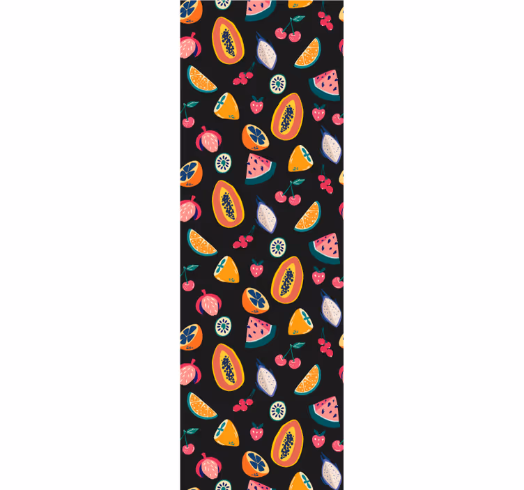 Fruity patterns kitchen roller blind - TenStickers