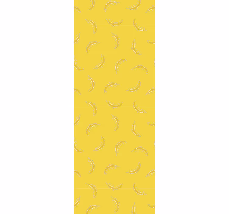 Kitchen roller blind banana pattern design - TenStickers