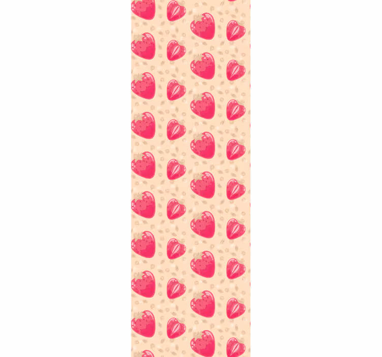 Kitchen roller blind with hearts pattern - TenStickers