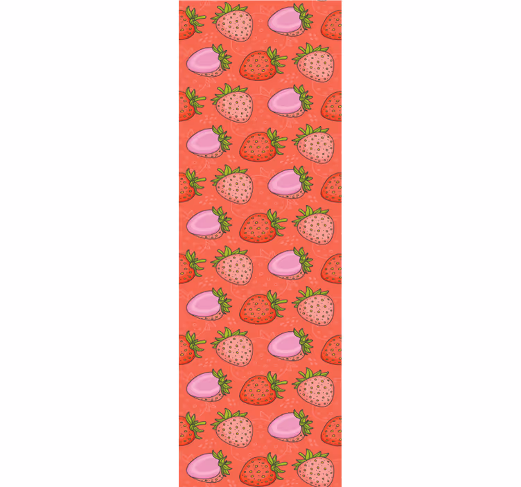 Kitchen roller blind strawberry delight - TenStickers