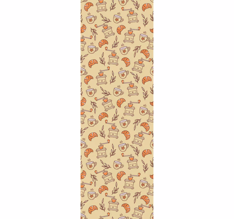 Kitchen roller blind with culinary designs - TenStickers