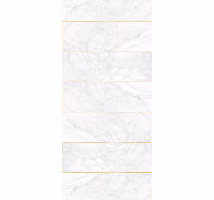 Kitchen roller blind in gray tones and gold marble - TenStickers