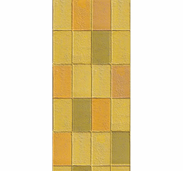 Kawaii style yellow shades kitchen roller blind - TenStickers