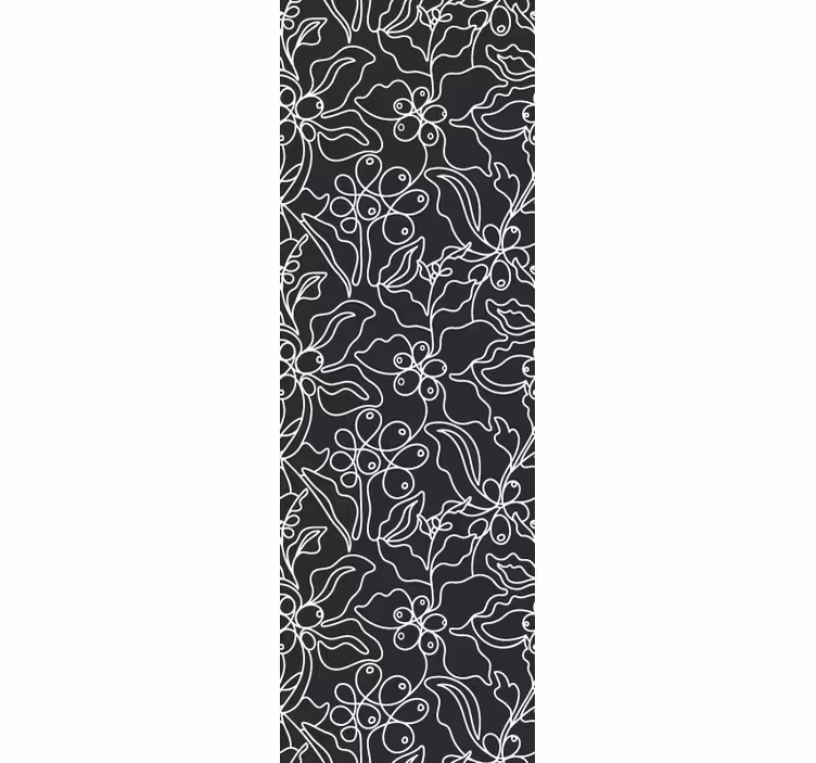 Kitchen roller blind with elegant coffee art design - TenStickers