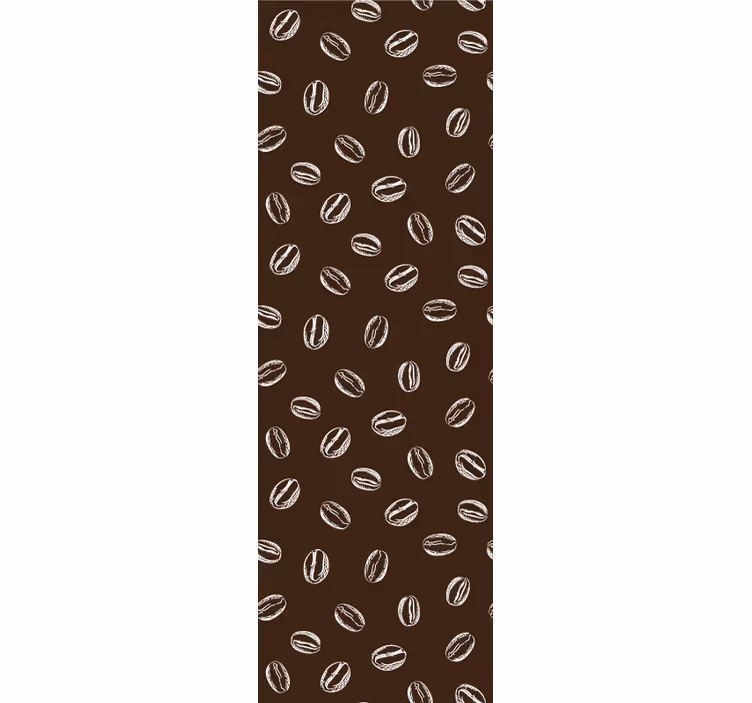 Kitchen roller blind coffee beans pattern - TenStickers