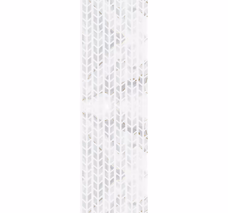 Dining room roller blind with small gold marble tiles - TenStickers