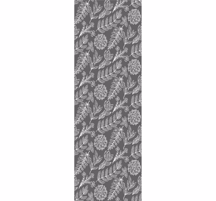 Dining room roller blind french provincial garden design - TenStickers