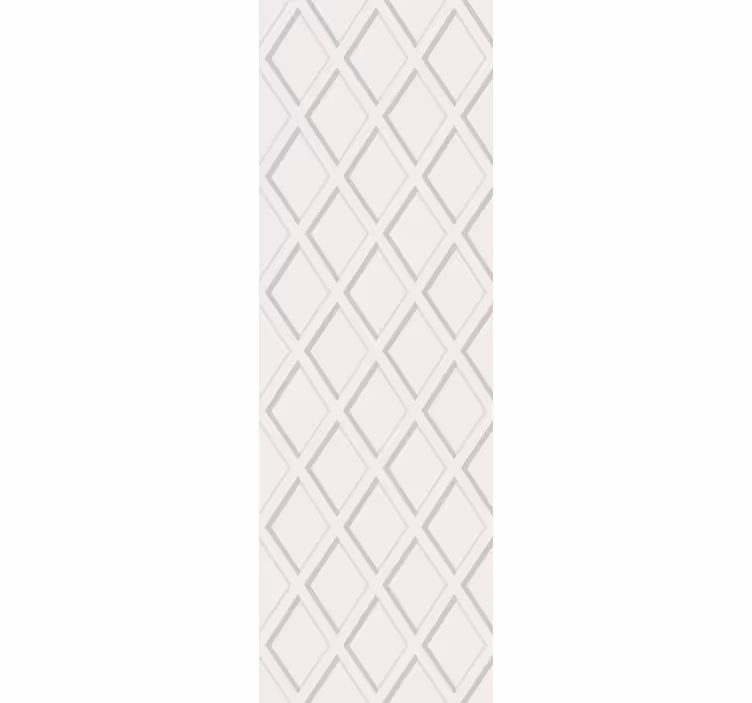 Dining room roller blind 3d rhombus hamptons pattern - TenStickers