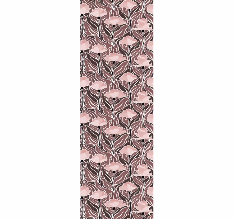 Vintage abstract pattern dining room roller blind - TenStickers