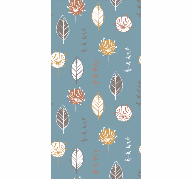 Dining room roller blind nordic park style - TenStickers