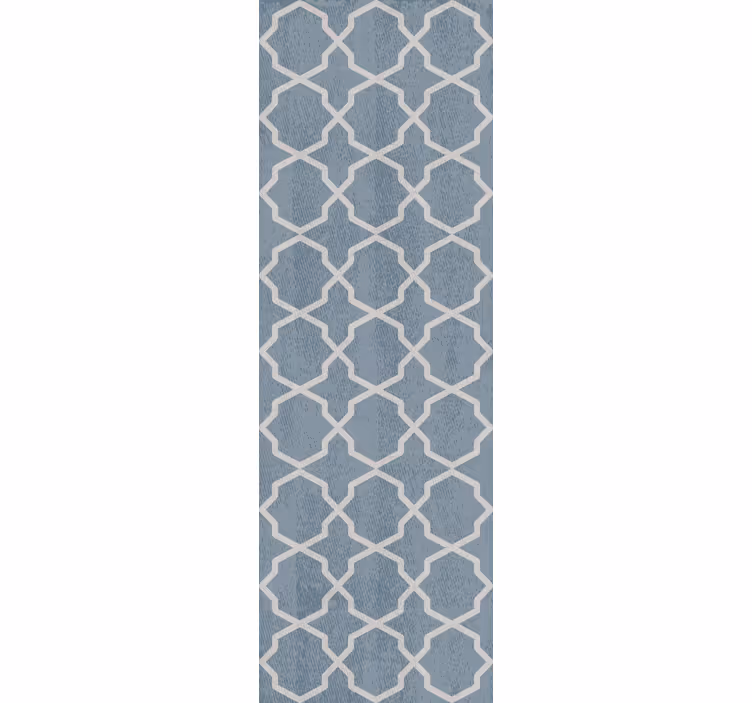 Dining room roller blind gray hamptons design - TenStickers