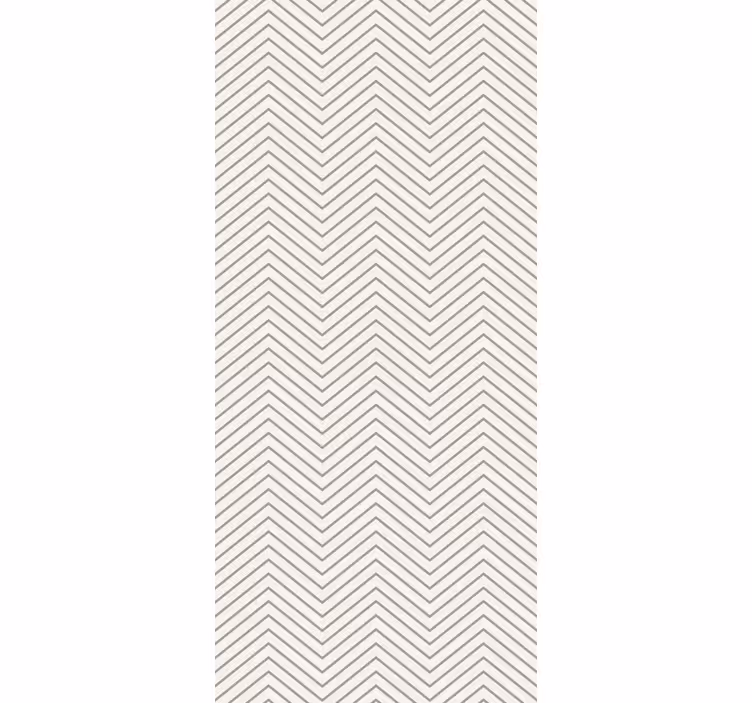 Dining room roller blind in grey stripes - TenStickers