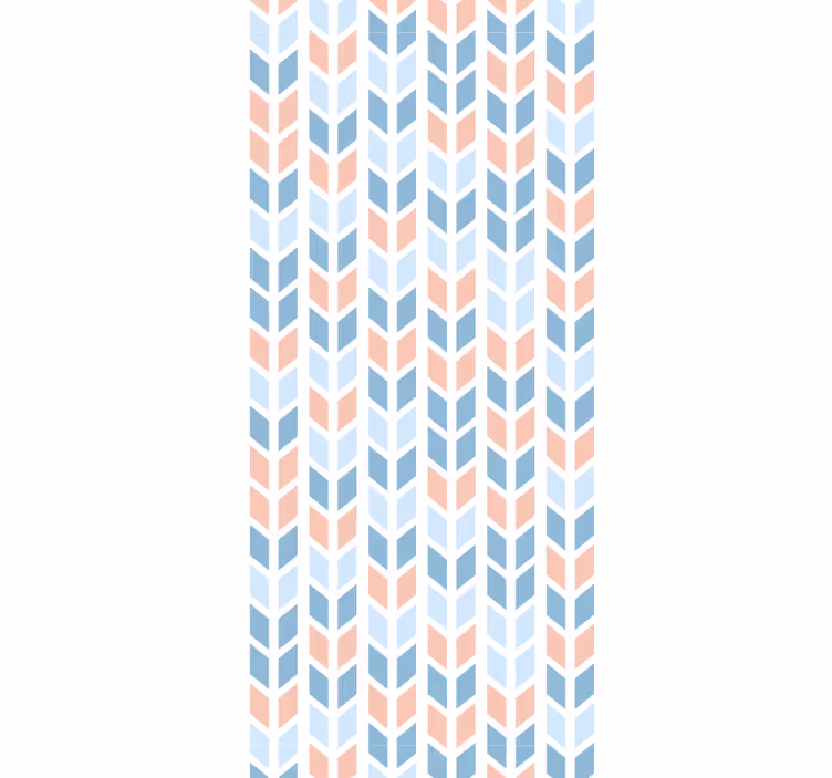 Dining room roller blind nordic style vertical arrows - TenStickers