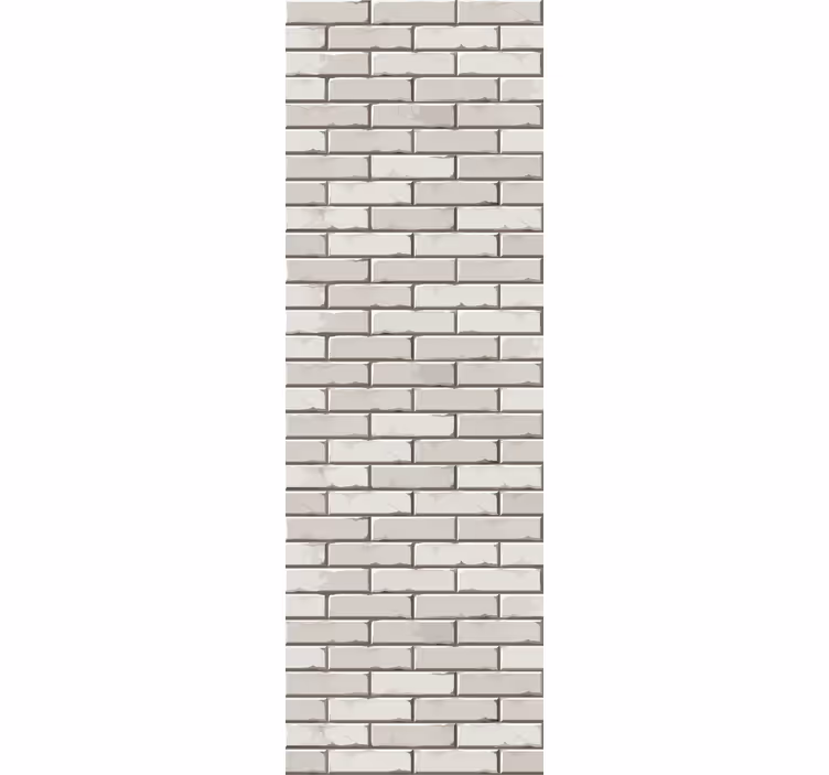 Pale bricks dining room roller blind - TenStickers