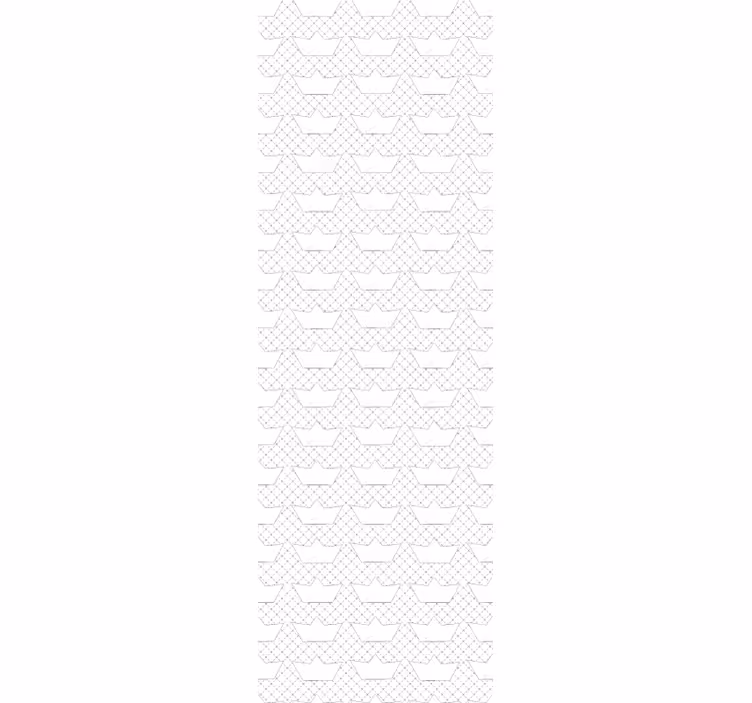 Children room roller blind with paper boats design - TenStickers