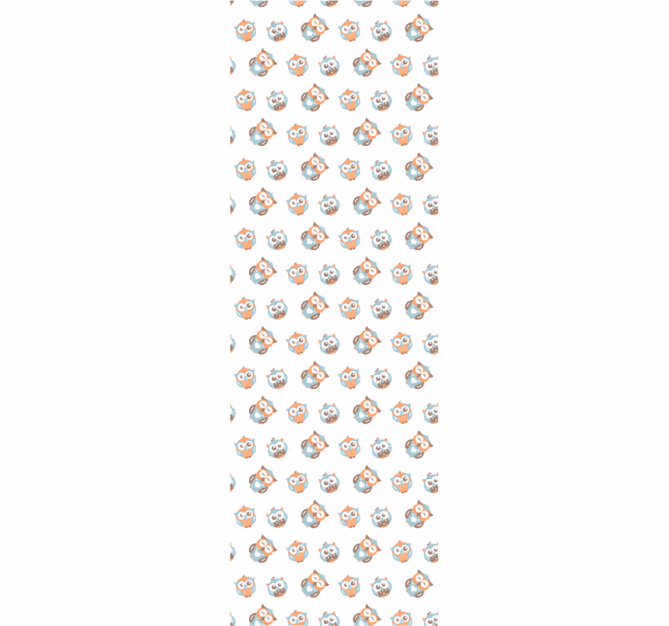 Children room roller blind owl pattern - TenStickers