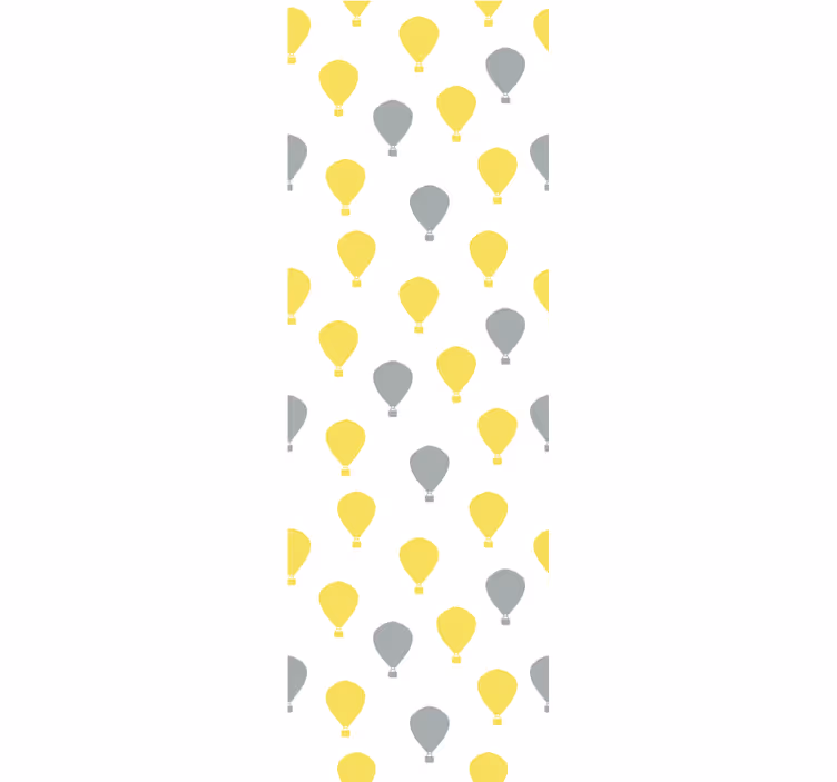 Children room roller blind hot air balloon design - TenStickers