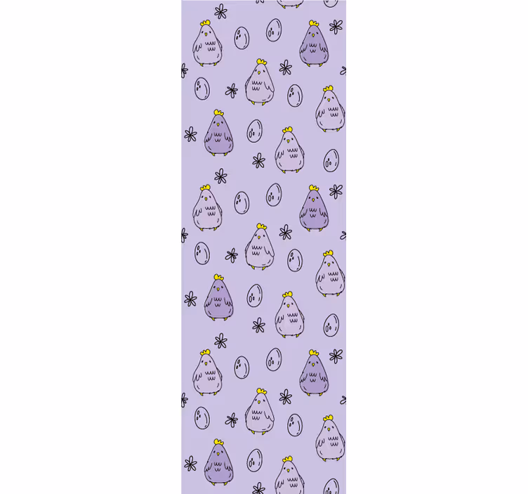 Chick pattern design children room roller blind - TenStickers