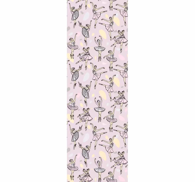 Children room roller blind ballerina ballet - TenStickers