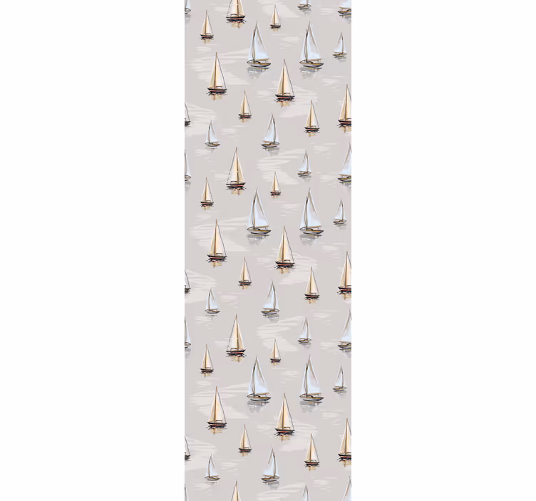Children room roller blind with elegant sailboat pattern - TenStickers