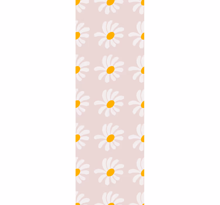 Children room roller blind with boho style floral design - TenStickers