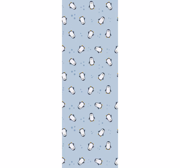 Children room roller blind seamless penguin pattern - TenStickers