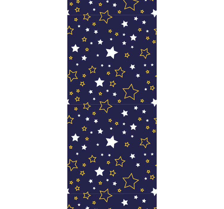 Children room roller blind night sky stars design - TenStickers
