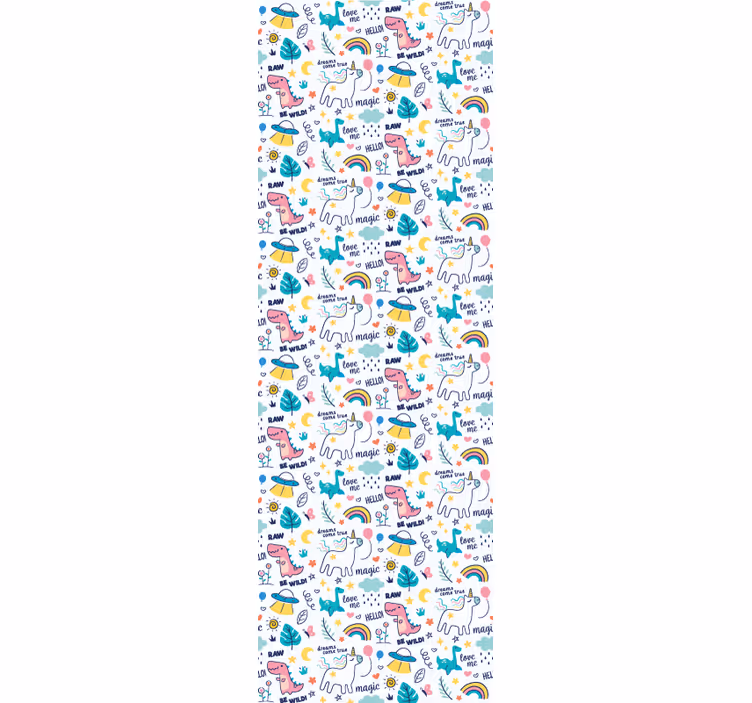 Children room roller blind kids concept hand drawn - TenStickers