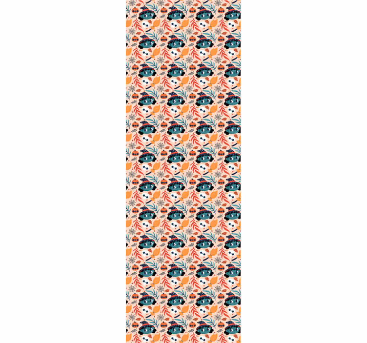 Children room roller blind halloween witch magic design - TenStickers