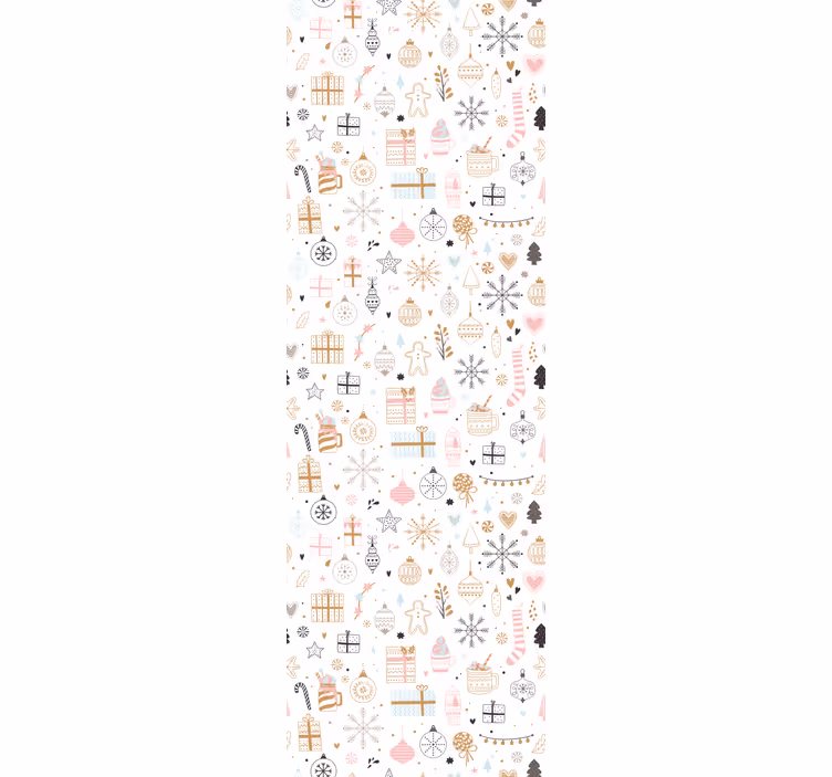 Children room roller blind winter christmas design - TenStickers