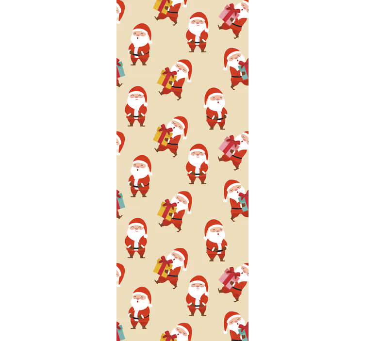 Children room roller blind smiling santa and gifts - TenStickers
