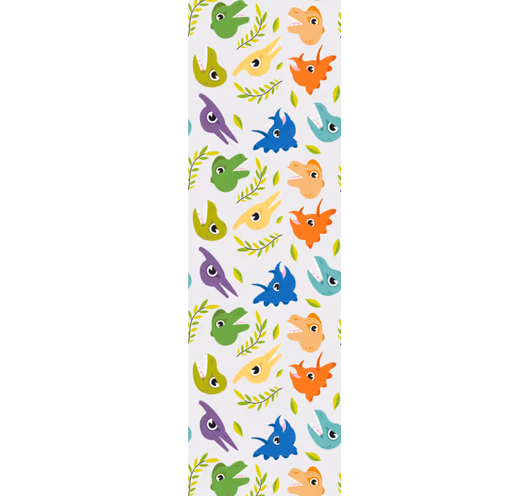 Children room roller blind retro game dinosaurs - TenStickers
