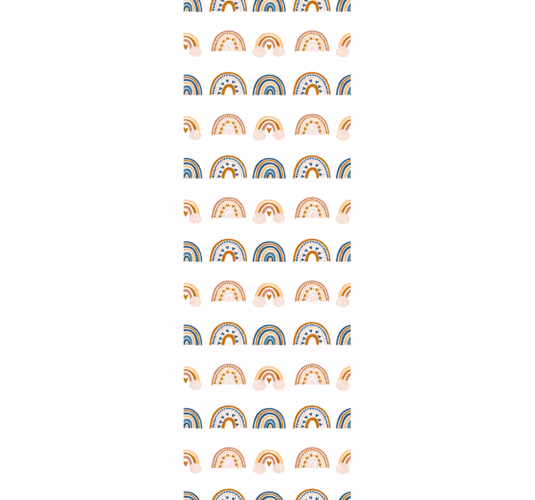 Autumn rainbows children room roller blind - TenStickers