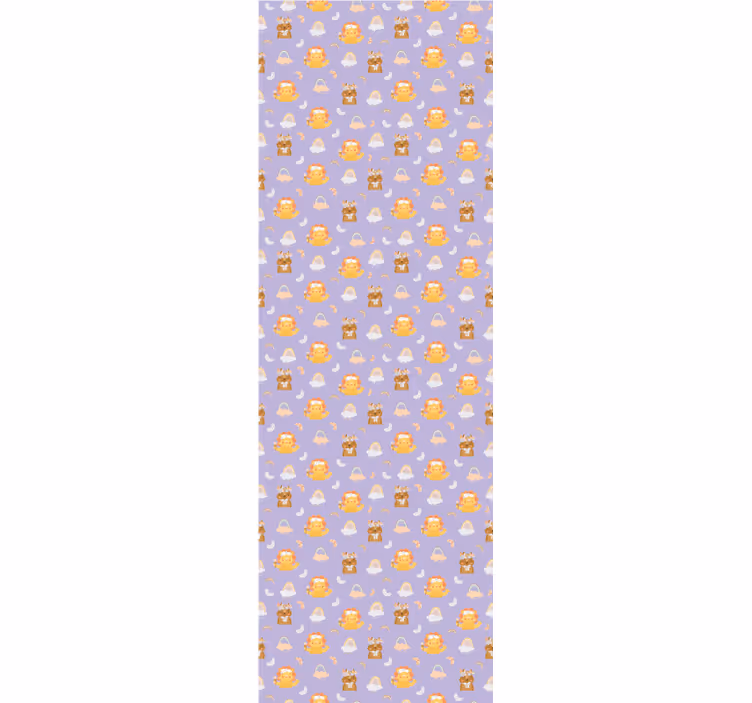 Animals and rainbows children room roller blind - TenStickers