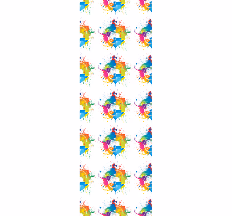 Colorful stars children room roller blind - TenStickers