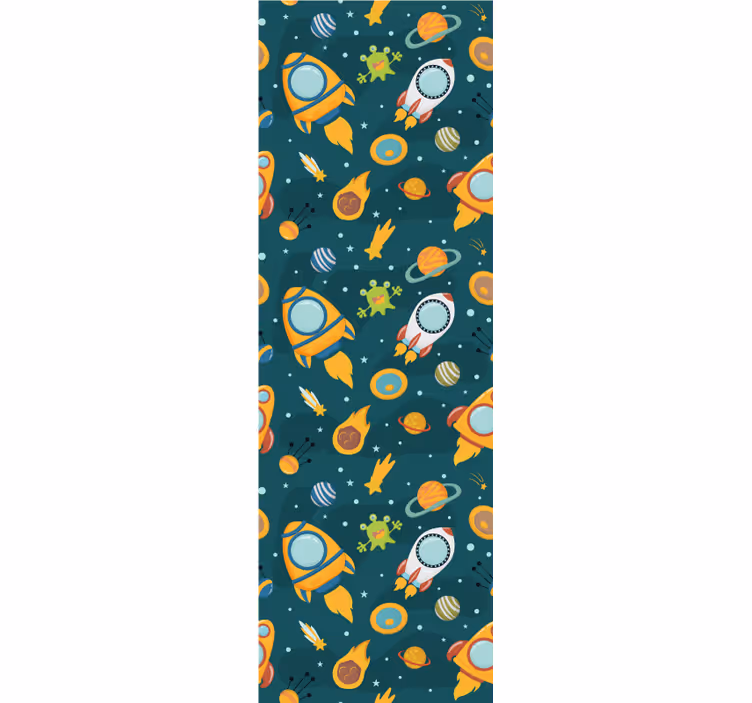 Children room roller blind with funny aliens design - TenStickers