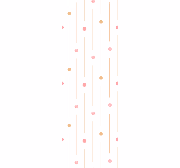Children room roller blind with colorful dot patterns - TenStickers