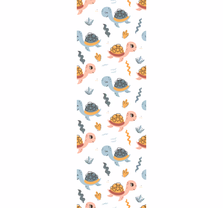 Children room roller blind cute turtle design - TenStickers