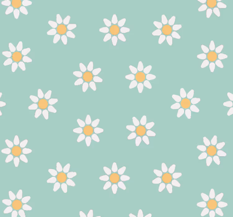 Children room roller blind kids daisy design - TenStickers